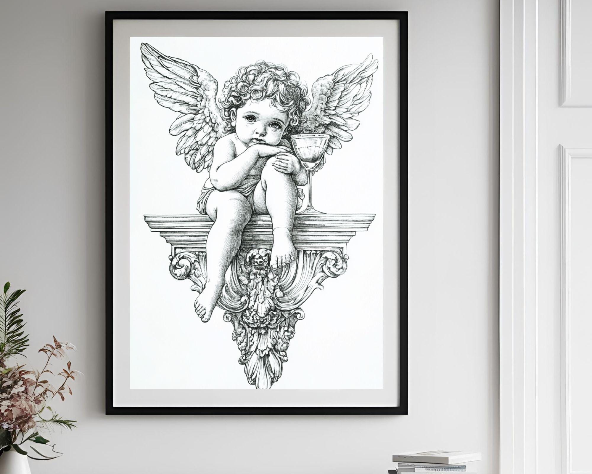 angel smoking a cigarette Smoking Angels
