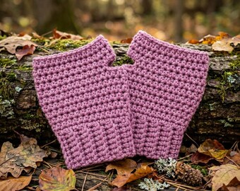 Crochet Fingerless Gloves Pattern PDF, Easy Crochet Mittens Tutorial, Women's Gloves, Instant Download, DIY Gift, Beginner Crochet.