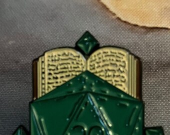 Enamel Pins: Dice Themed