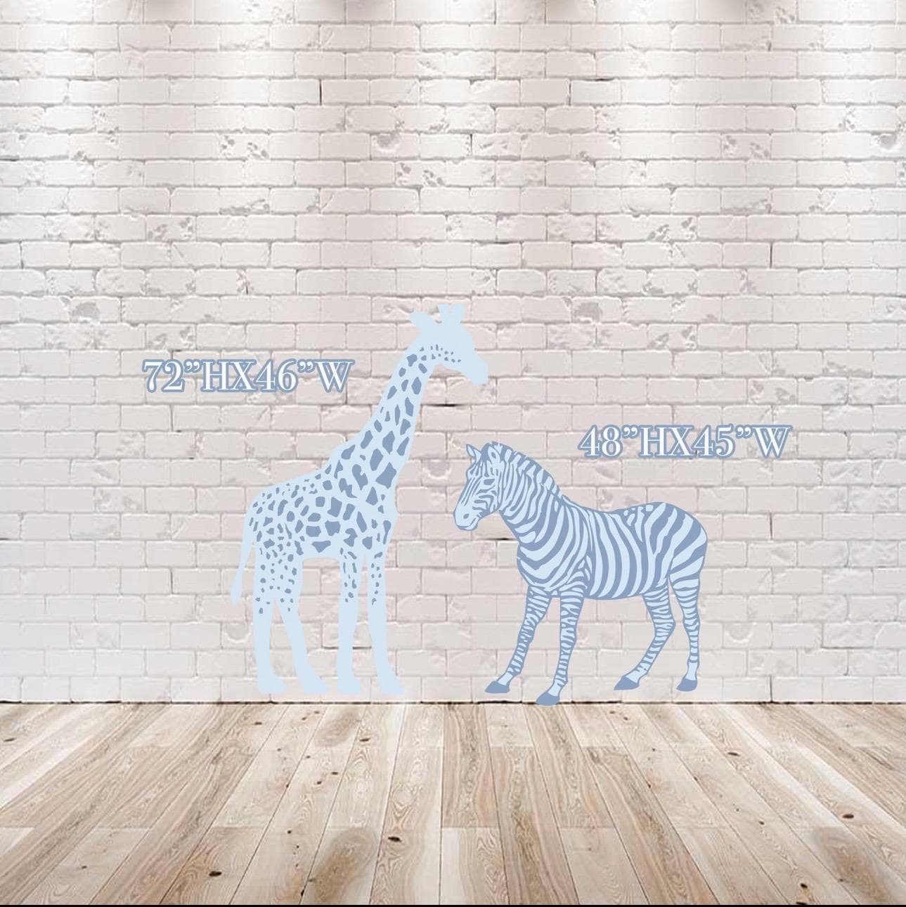 S448HS, S449QS3(SB) ( Giraffe and Zebra ) Custom Set - Etsy