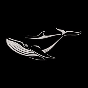 Embroidered whale design digital download, machine embroidery whale pattern, diy crafting whale artwork, instant file.