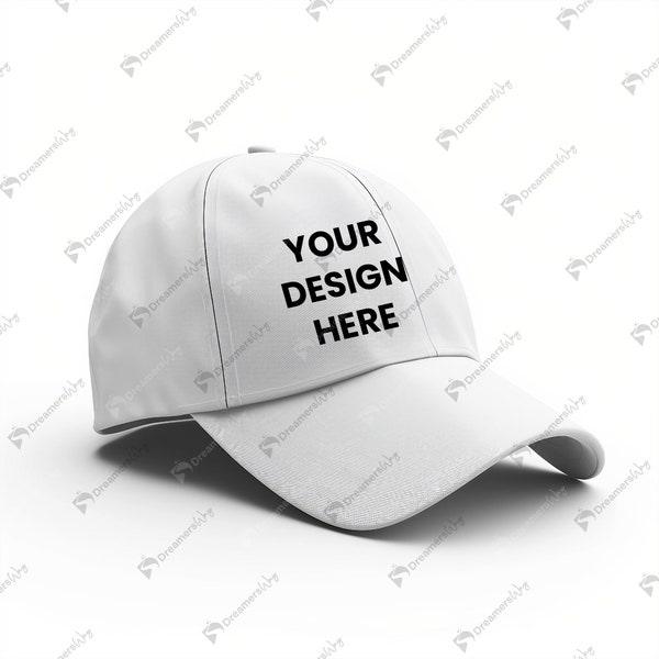 Unisex plain white baseball cap, classic adjustable strap dad hat, softball sports cap, casual outdoor sun hat