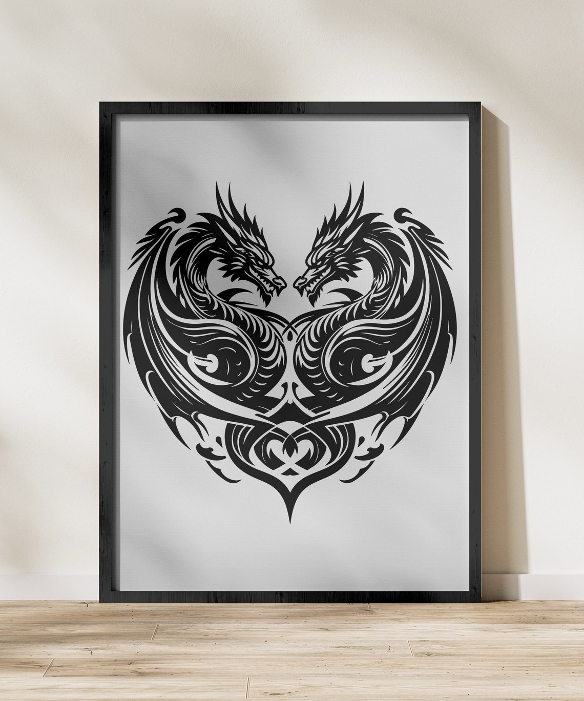 SMALL CANVAS CLUTCH HEART OF A DRAGON main image 1