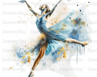 10 Ballet Dancer digital clipart, Ballet Dancer illustration, instant download, high quality transparent png and jpg files.