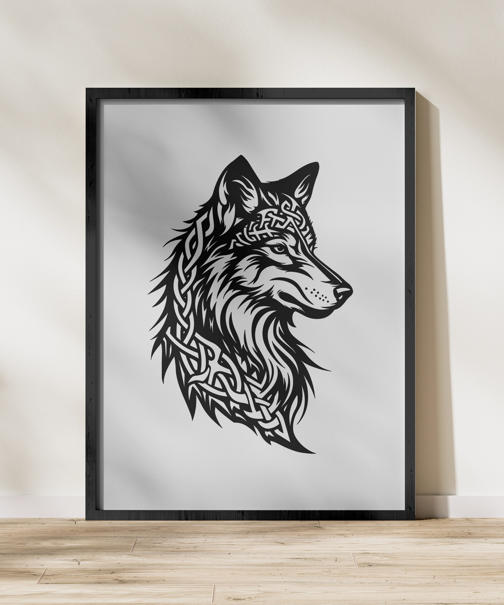 Wolf Head Svg, Dxf, Wolf Svg, Wolf Vector File, Wolf Dxf, Wild Animal ...