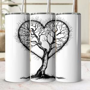 Love tree digital svg file, heart tree vector art, ai eps png svg dxf formats, instant download, craft cutting file, commercial use allowed.