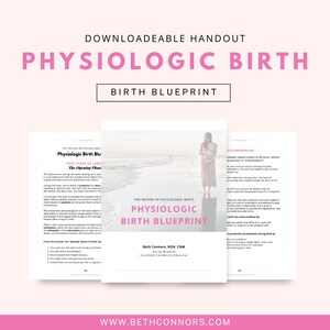 Preparation For Physiologic Childbirth For Pregnant Mom Physiology of Labor and Delivery Partner Support For Pregnancy Natural Birth Plan