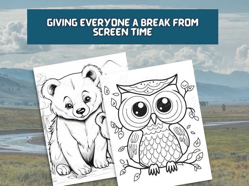 Yellowstone Children's Coloring Pages, Kids Activities, Road Trip Games ...