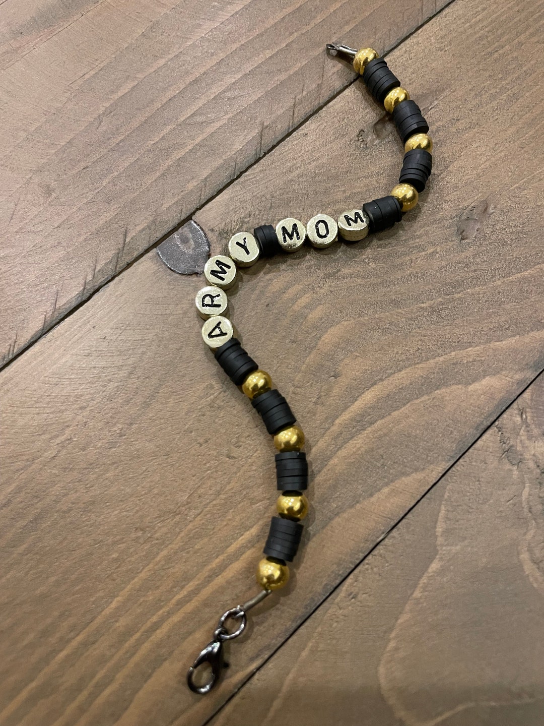 Handmade Army Mom Bracelet Etsy