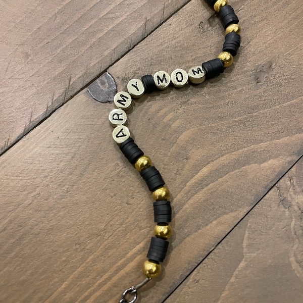 Army Mom Bracelet Wfe Grlfrend US Mltary Gft US Army Charm