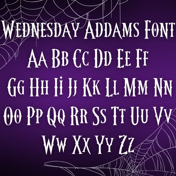 Wednesday Font Download