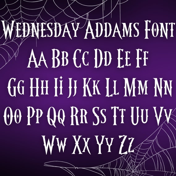 Wednesday Font  Free Fonts Vault