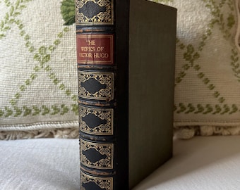 Antique 1928 The Works of Victor Hugo - One Volume Edition - Walter J. Black, Inc