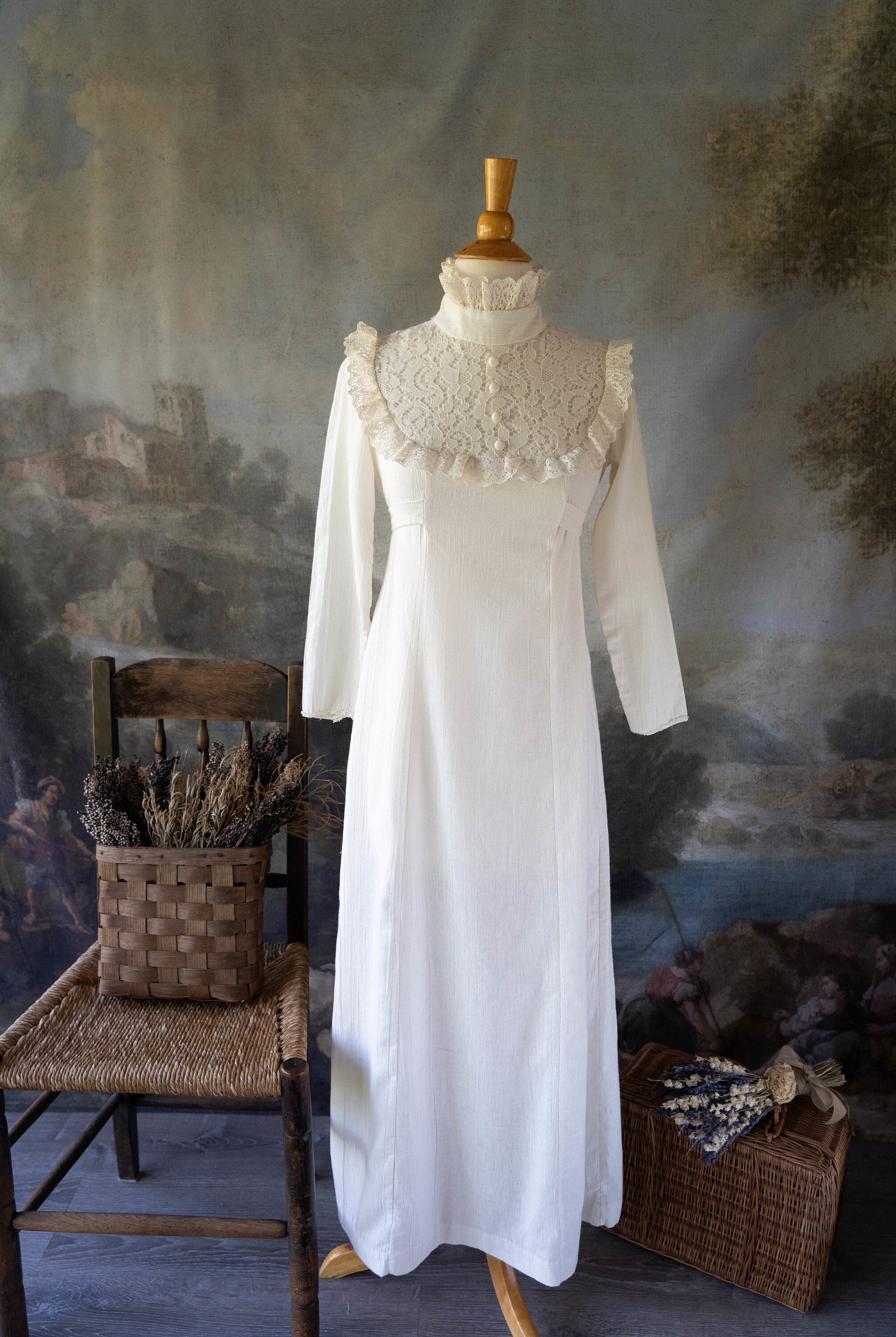 High neck prairie dress hotsell