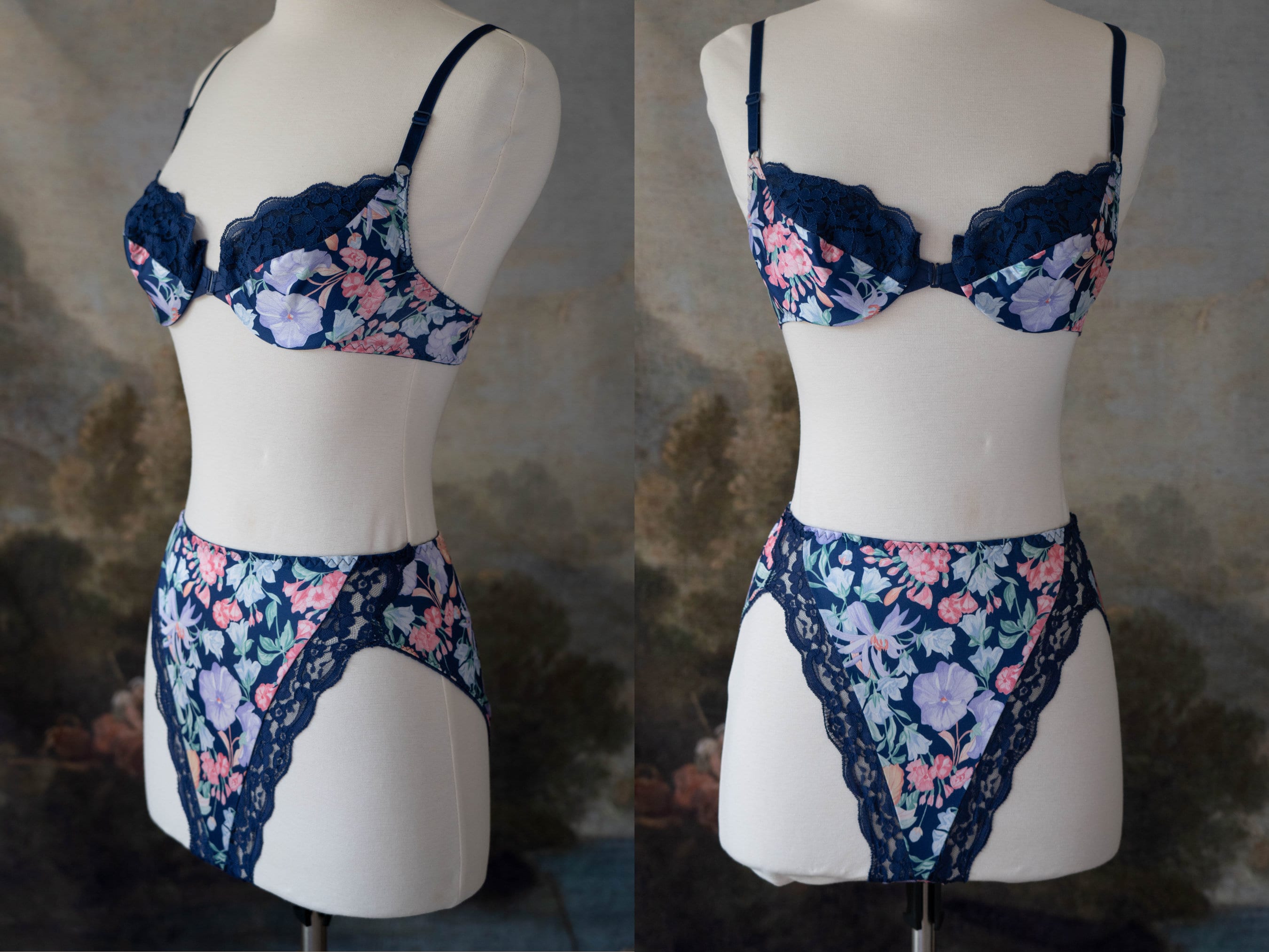 Lingerie Set (Damson, 34B) : : Clothing, Shoes & Accessories