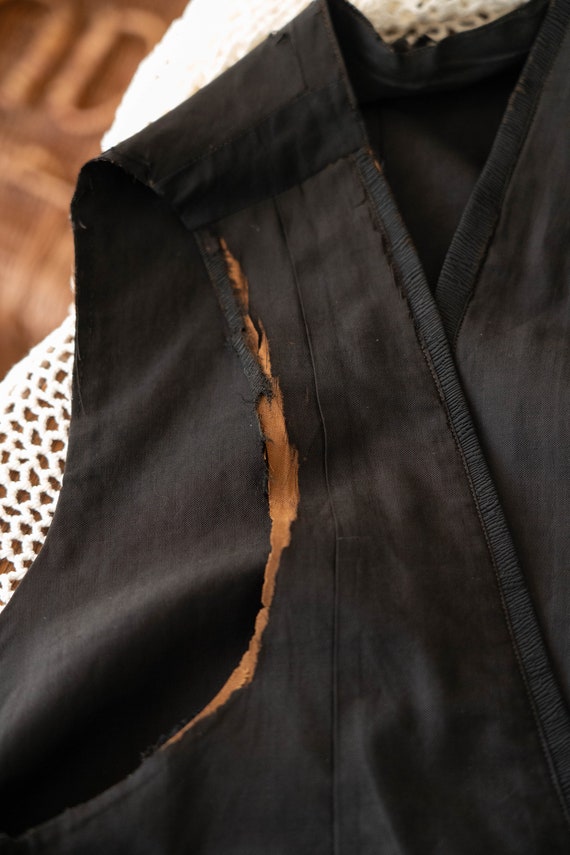 Black & White Sharkskin Vest by Couture 1910 main image 1