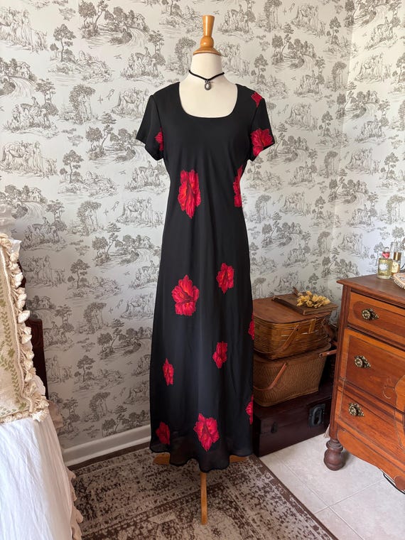 jessica howard floral maxi dress Vintage Jessica Howard Floral Maxi, Size 8