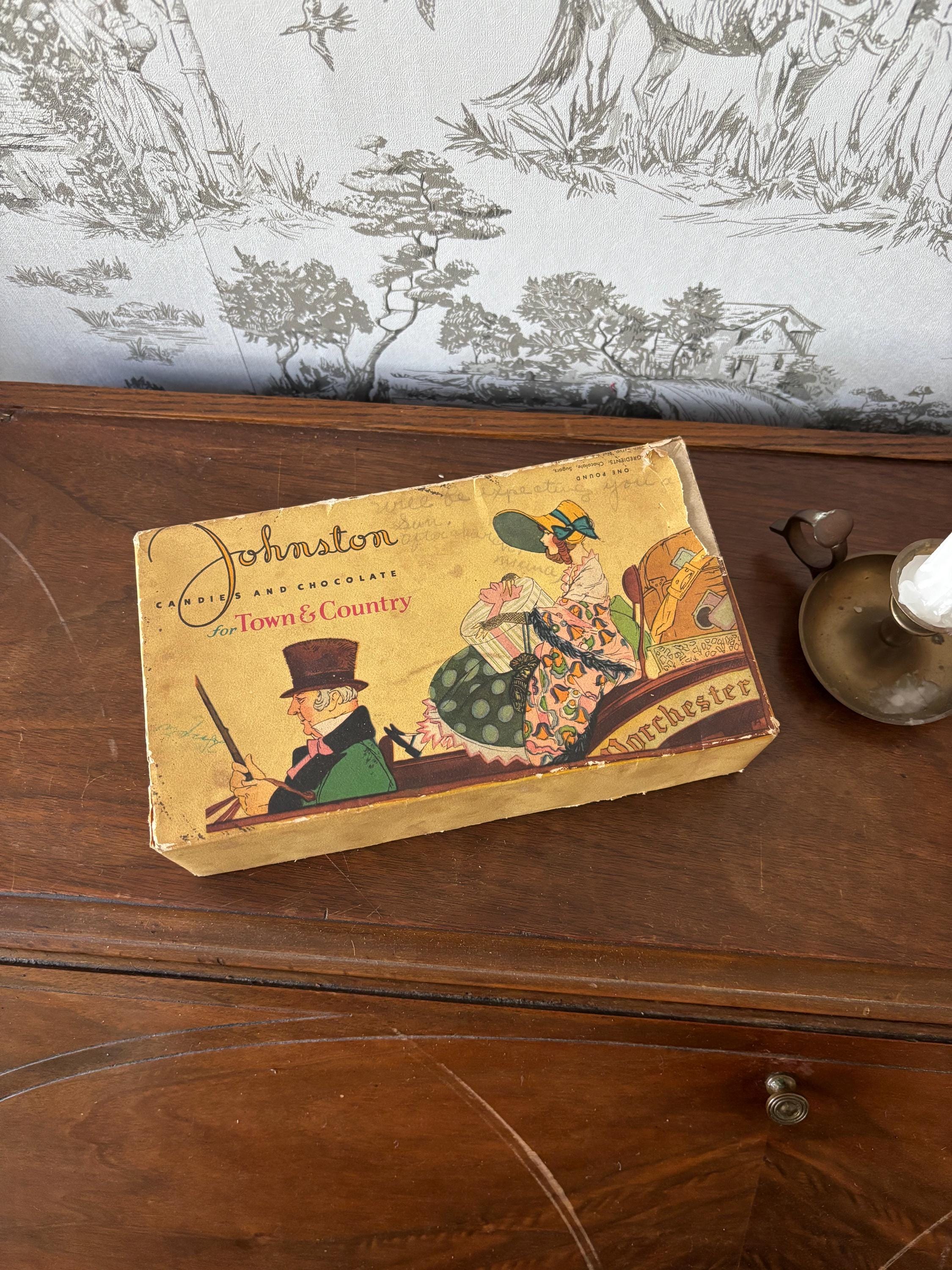 Antique 1920s Candy Box - Etsy