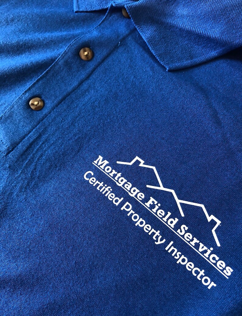 Unisex/men's Polo Shirt With Pocket Logo Official Mortgage Field