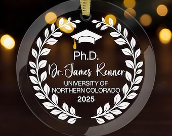 Adorno de doctorado, regalo de graduación de doctorado, regalos de doctorado para ella, regalo de graduación de la época del doctorado para él, graduación de doctorado, doctorado, regalos de disertación de doctorado