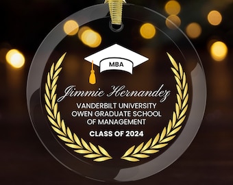 MBA Ornament, MBA Graduation Gift, mba Grad Gifts, MBA Graduation Ornament, mba Gifts, Masters Degree Graduation Gift, Business School Grad