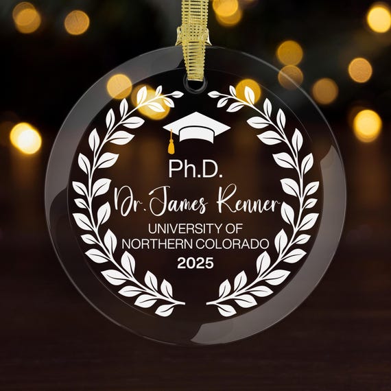 PHD Ornament phd Grad Gift phd Gifts For Her phd Era Graduation Gift For Him Doctoral Degree Graduation Dr. PhD Doctorate Dissertation Gifts