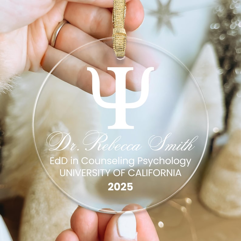 Psyd Graduation Psyd Graduation Gift Doctor of Psychology Ornament Master of Psychology ...