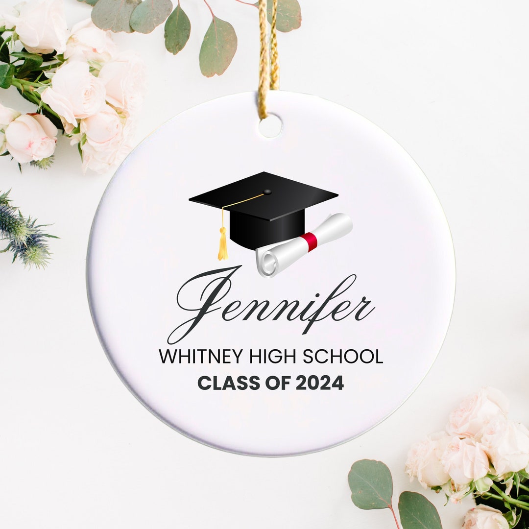 Graduation Ornament Class of 2024 Personalized Graduation Gift Mastered ...