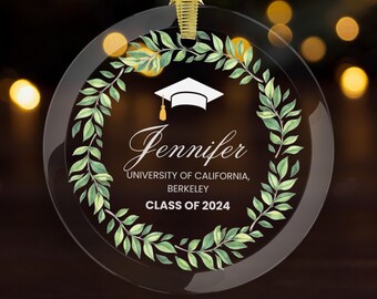 Graduation Ornament Class of 2024 Graduation Gift Mastered It Ornament High School College MBA Ornament phd Ornament Lawyer Glass Ornament