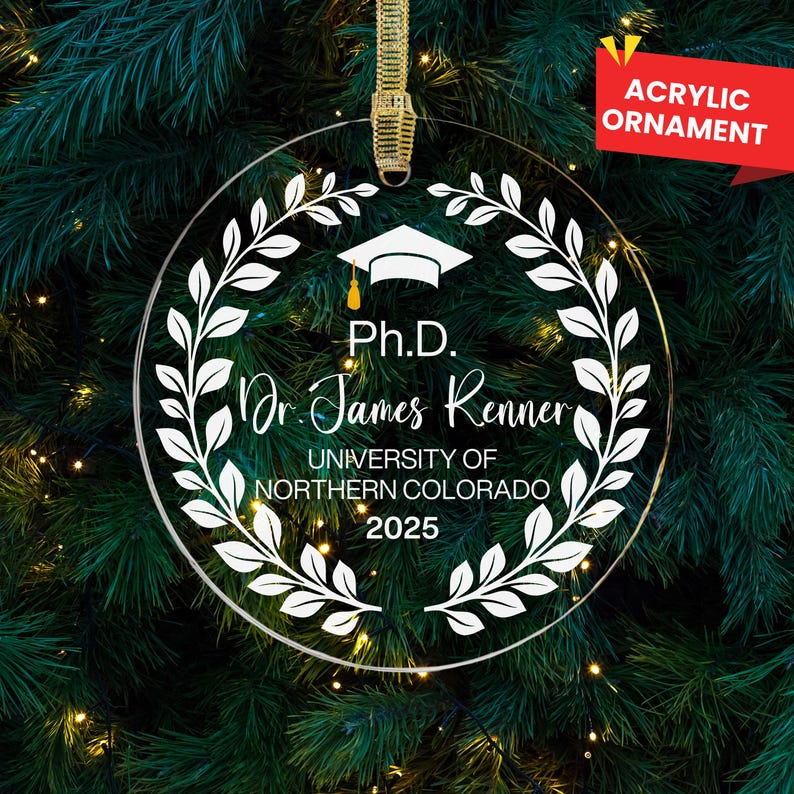 PHD Ornament phd Grad Gift phd Gifts For Her phd Era Graduation Gift For Him Doctoral Degree Graduation Dr. PhD Doctorate Dissertation Gifts image 5