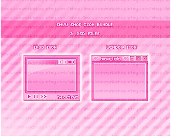 IMVU Creator Icon Bundle | Y2K iPod Icon + Window Icon