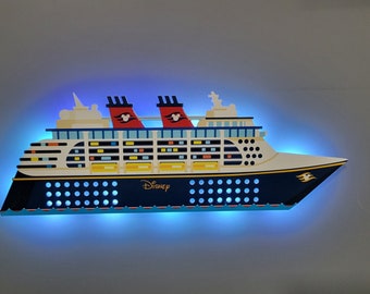 Customized PVC Disney Cruise Ship with or without L.E.D Lights