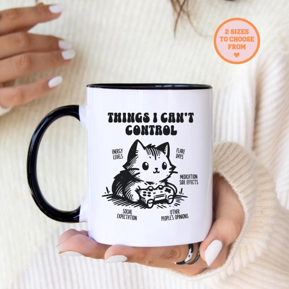 Flare Day Mug: Chronic Illness, Funny Cat Lover Gift