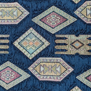 Southwest Inspired Pattern Chenille Upholstery Sold by the Yard | Furniture | Drapery | Free Swatch