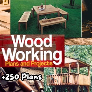 Small Woodworking Plans Or Projects For All / Wooden Work / Home Decor Plans / Wood Work /  +250 Woodworking Projects / 3 Ebooks