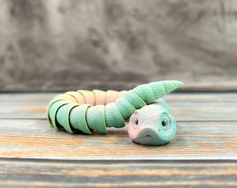 Little Hognose Snake 9 inch Articulated 3D Printed Fidget Figure