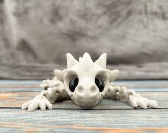 Mini Skeleton Dragon 3D Printed Articulated Figure