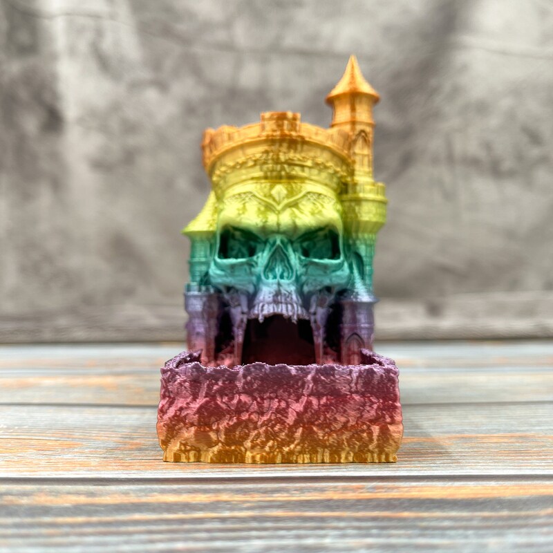 Dice Tower Skull Etsy dice-tower-skull-etsy