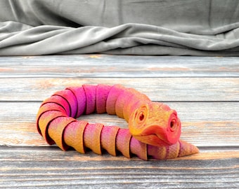 Little Hognose Snake Articulated 3D Printed Fidget Figure