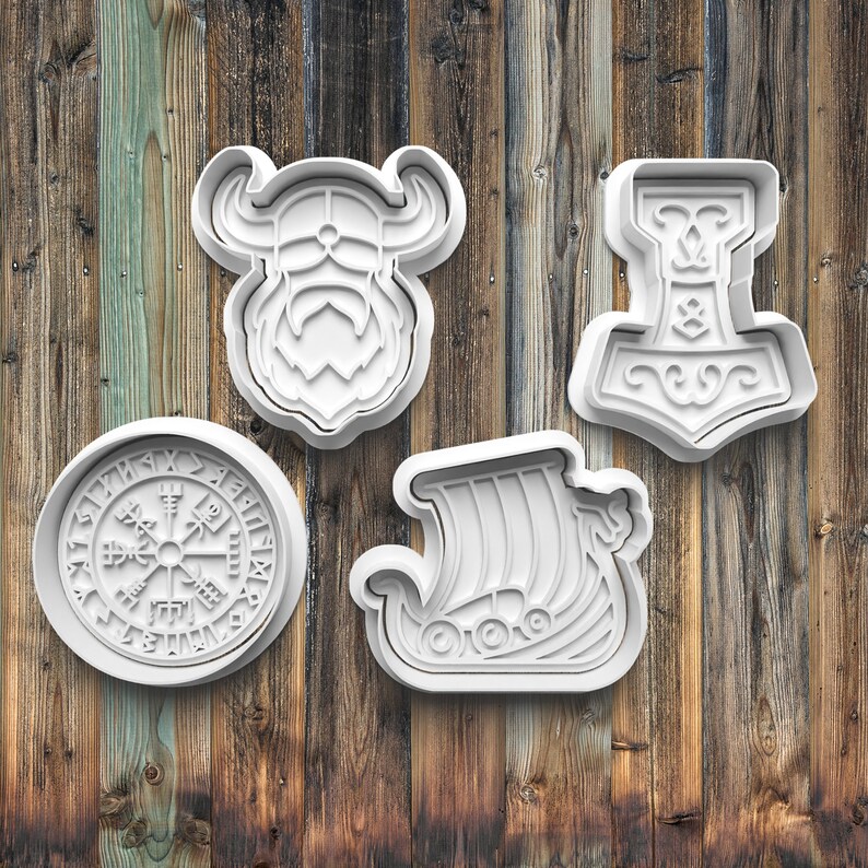 Viking Cookie Cutters, Cookie Stamps - Etsy