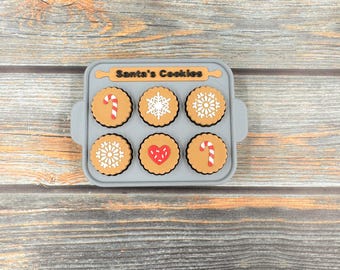 Gingerbread Family Tin 3D Printed Clicker Fidget