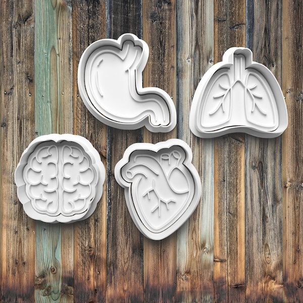Organs Cookie Cutters, Cookie Stamps