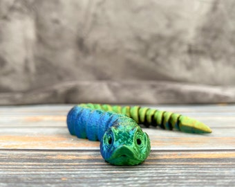 Little Hognose Snake Articulated 3D Printed Fidget Figure