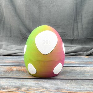 Oeuf de dinosaure à rangement imprimé en 3D Twist Lock