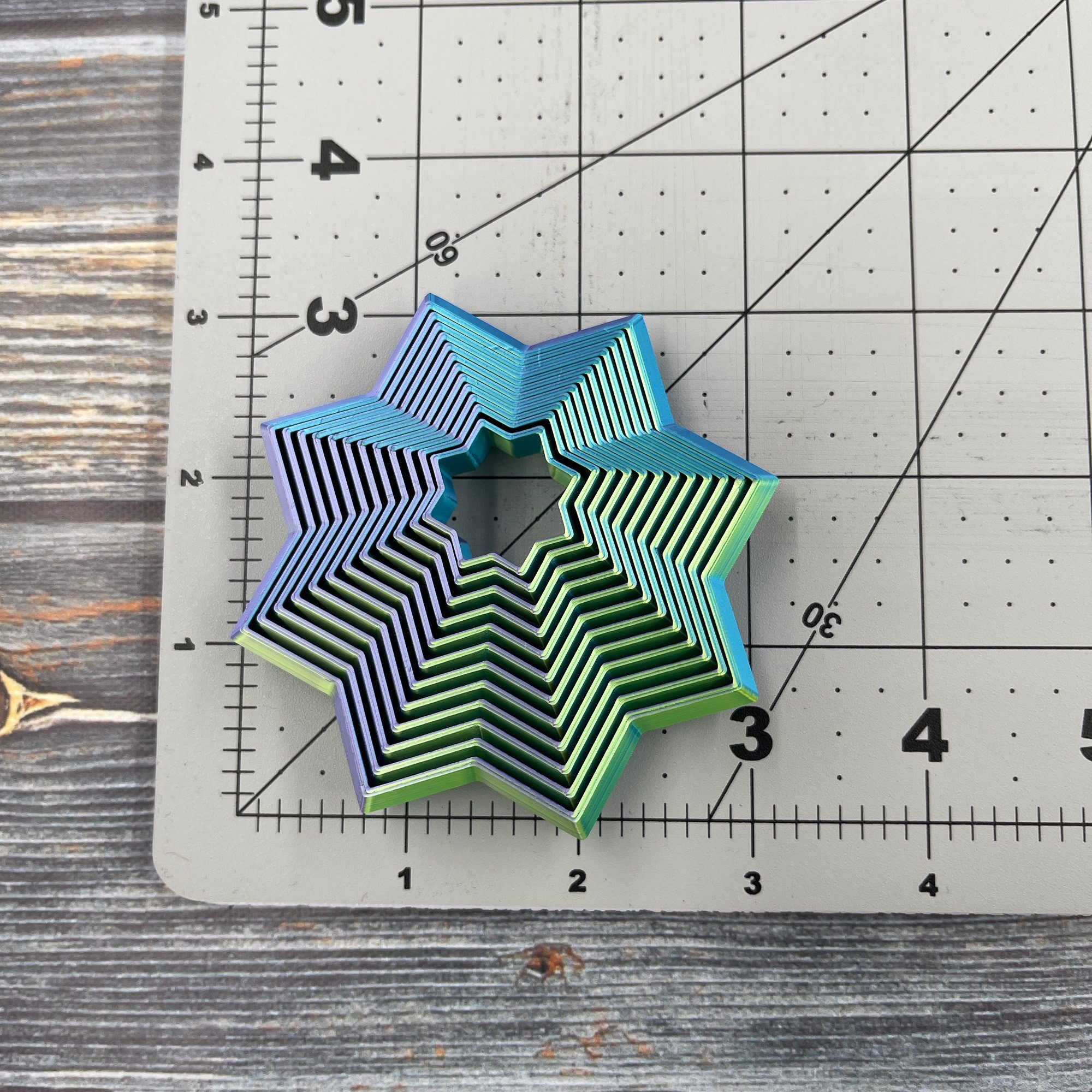 Expandable Sensory Star 3D Printed Expanded Sensory Fidget Star PLA ...