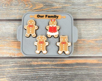 Gingerbread Family Tin 3D Printed Clicker Fidget