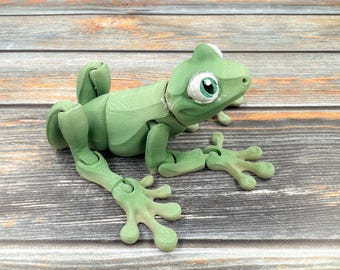 Magnetic Tree Frog {007} Articulated 3D Printed Fidget Figure