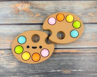 Paint Palette Multi Clicker 3D Printed Clicker Fidget