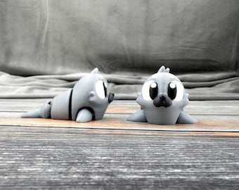 Seal Articulated 3D Printed Fidget Figure