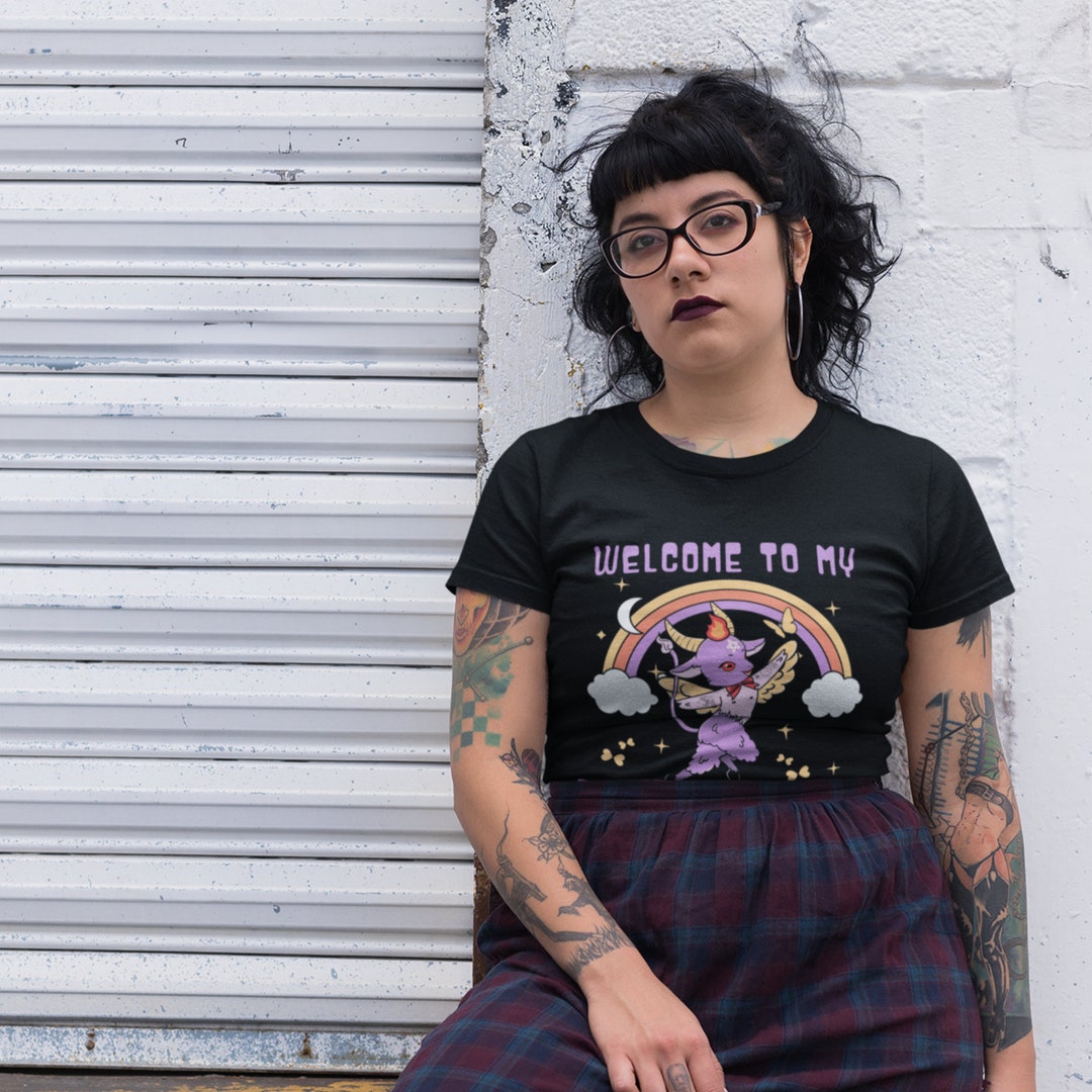 Demon Goat Baseball Tee (Women) main image 1